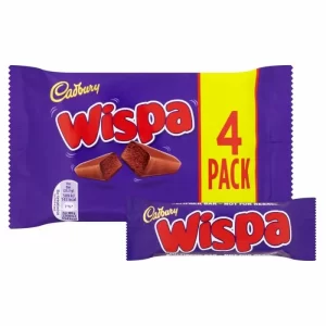 Cadbury Wispa Chocolate Bar 4 Pack